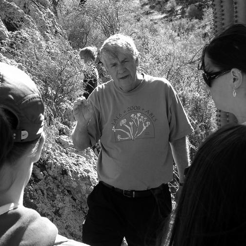 Tom Nash teaching ASU students in the field, circa 2009